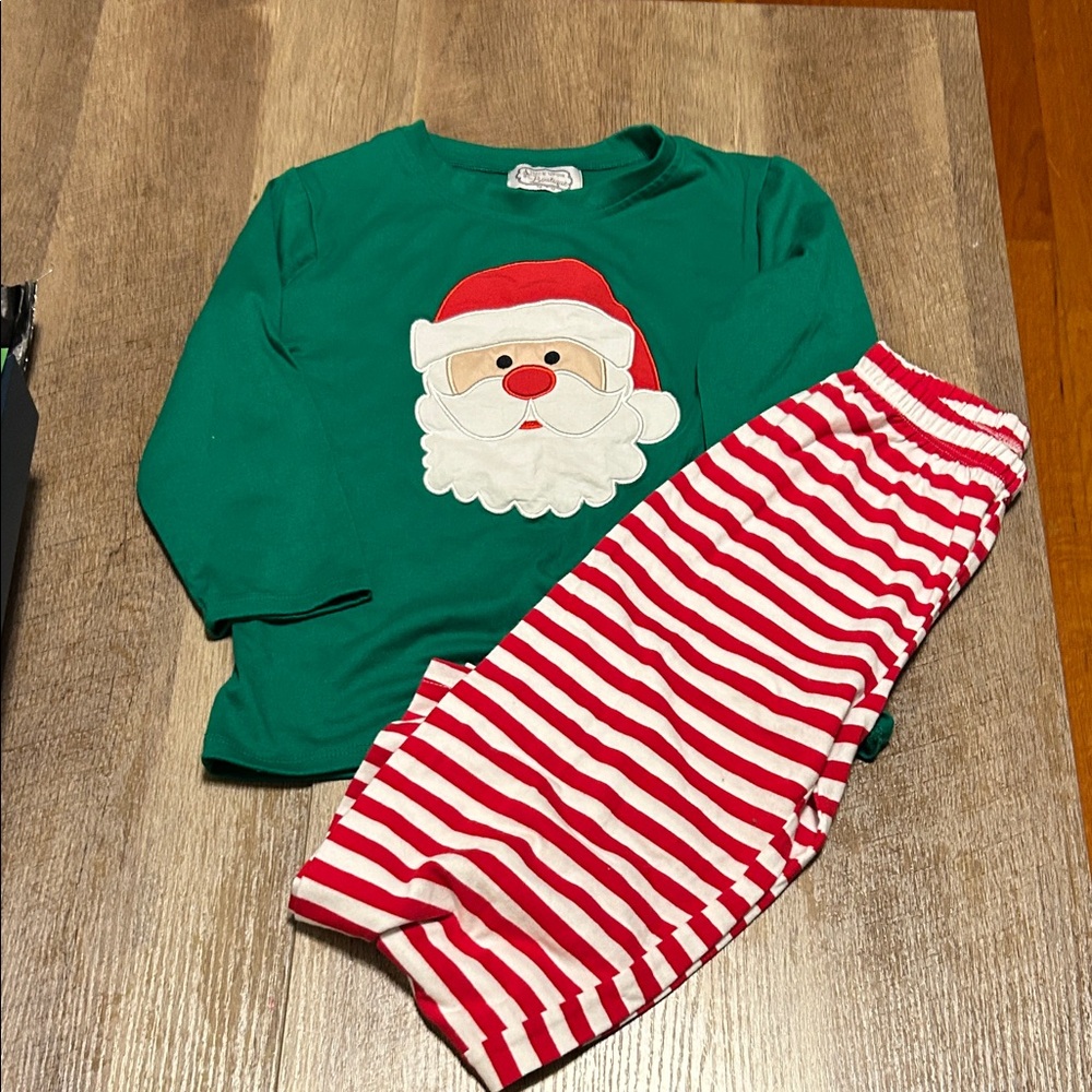 Festive Green and Red Santa Set
